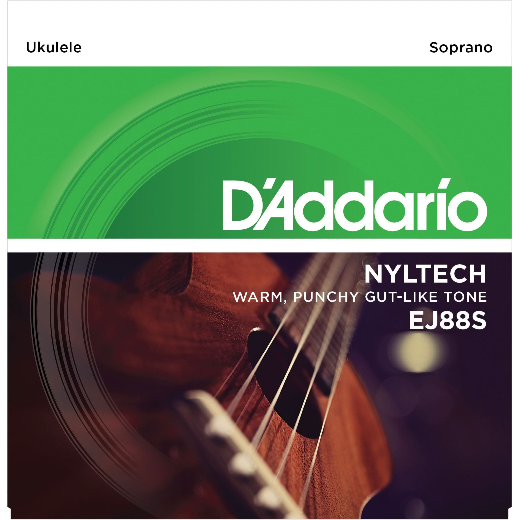D´addario EJ88S Nyltech Soprano para ukeleles EJ88S