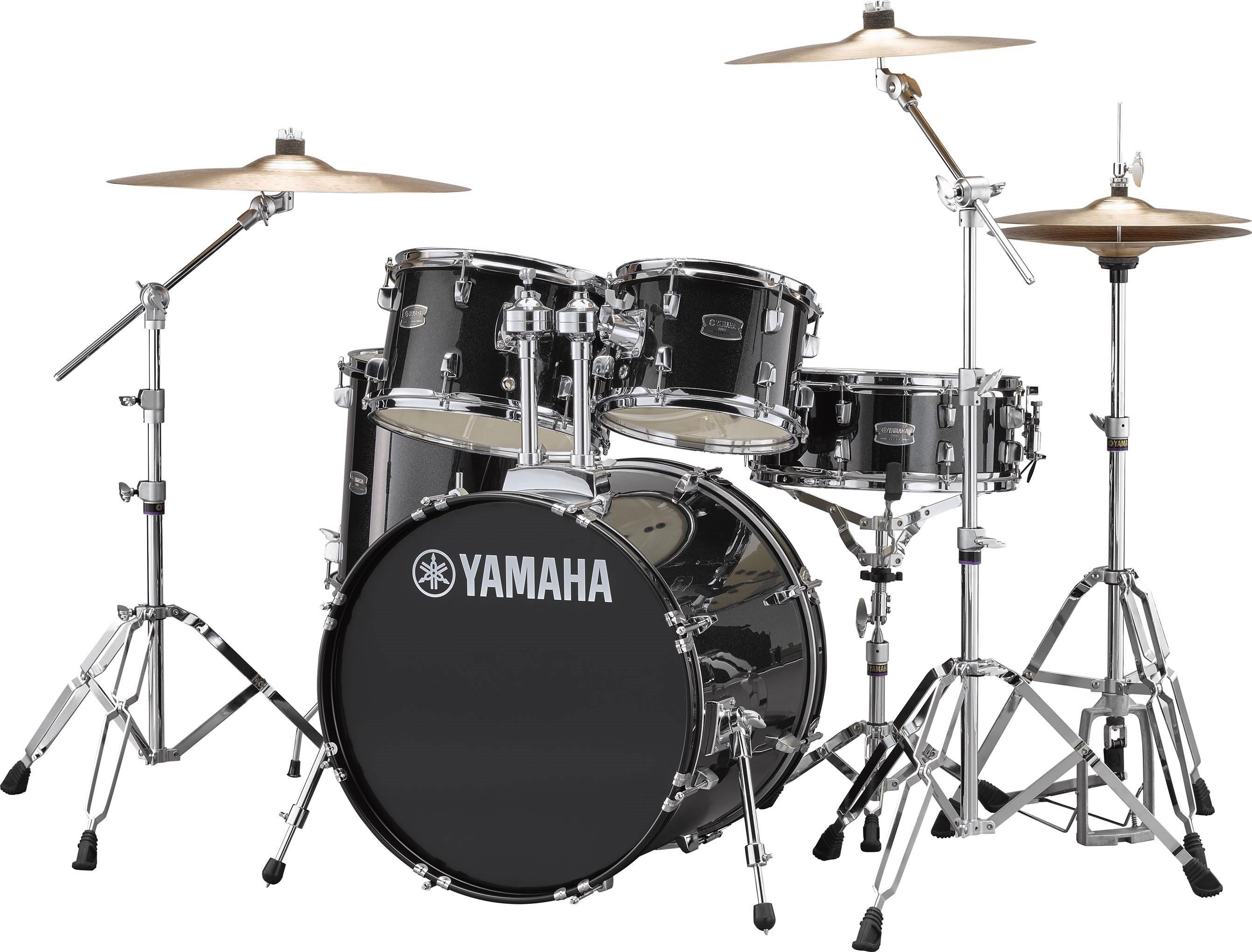 Yamaha Rydeen Black Glitter 22" + Platos Paiste RDP2F5 RDP2F5 CP SET Rydeen BLG
