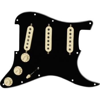 Fender golpeador pre-wired strat tex-mex sss black