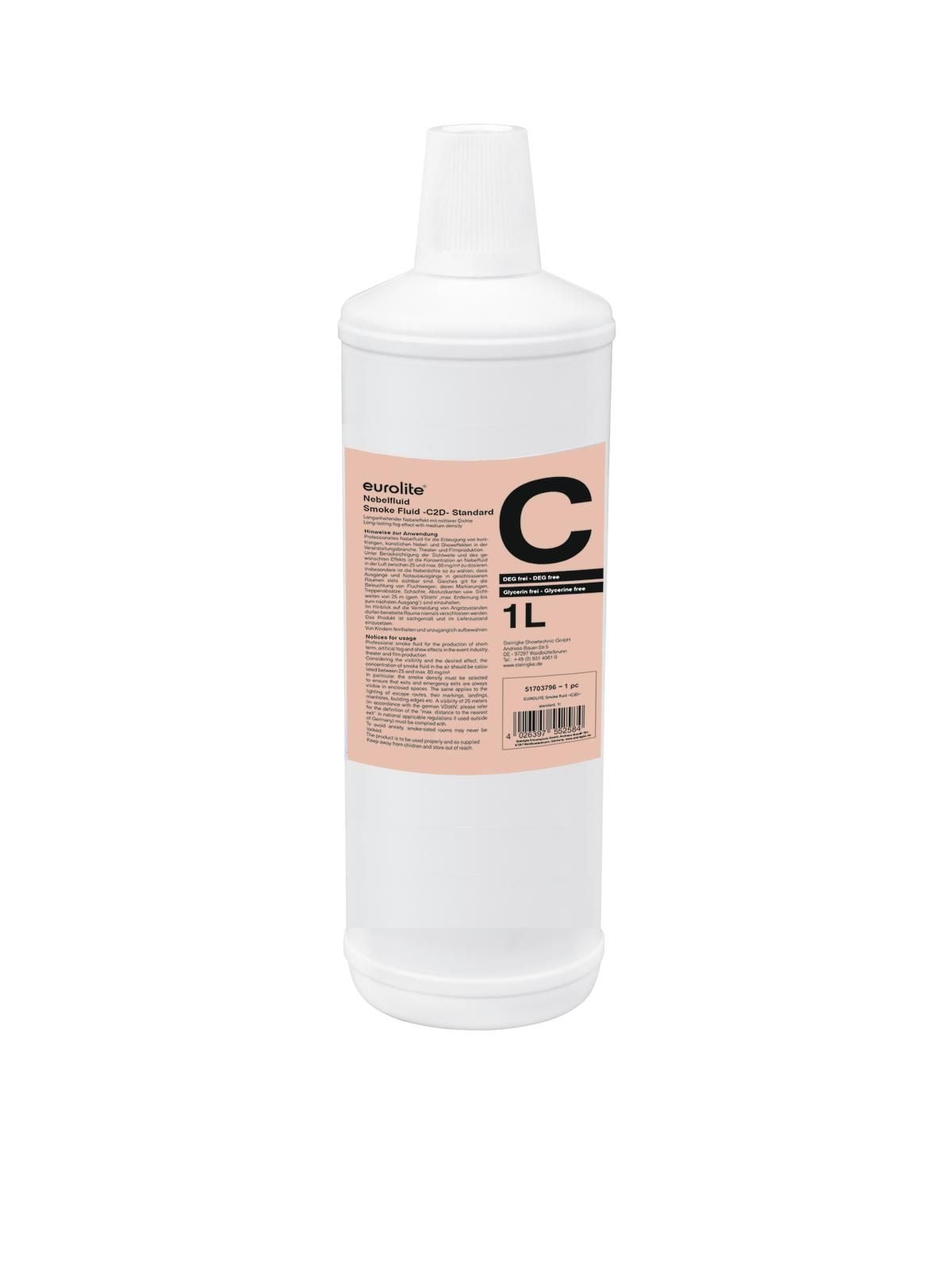 Eurolite Smoke Fluid C2D Standard 1l Líquido de Humo Smoke Fluid C2D Standard 1l