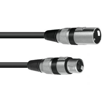 Omnitronic cable xlr 3 pines 1m negro