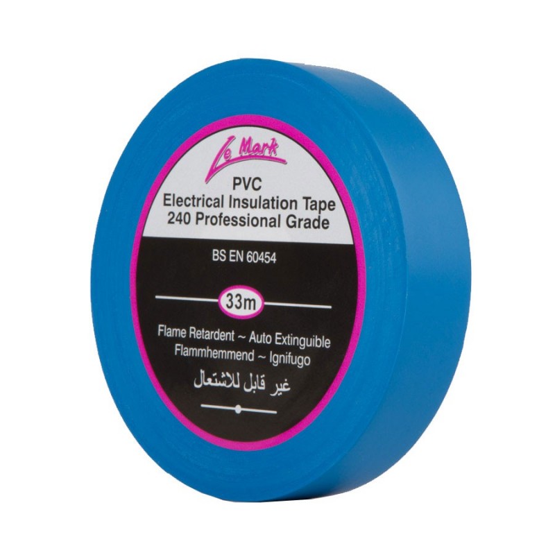 Le Mark LEMPVC19-B Cinta Aislante Azul Le Mark LEMPVC19-B