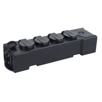 Showtec regleta de enchufes powerbox 4 rf:90666