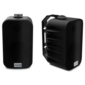 Audibax PR-42T Black Altavoces 4 Pulgadas 100V Instalación 2 Vías 75W con soporte
