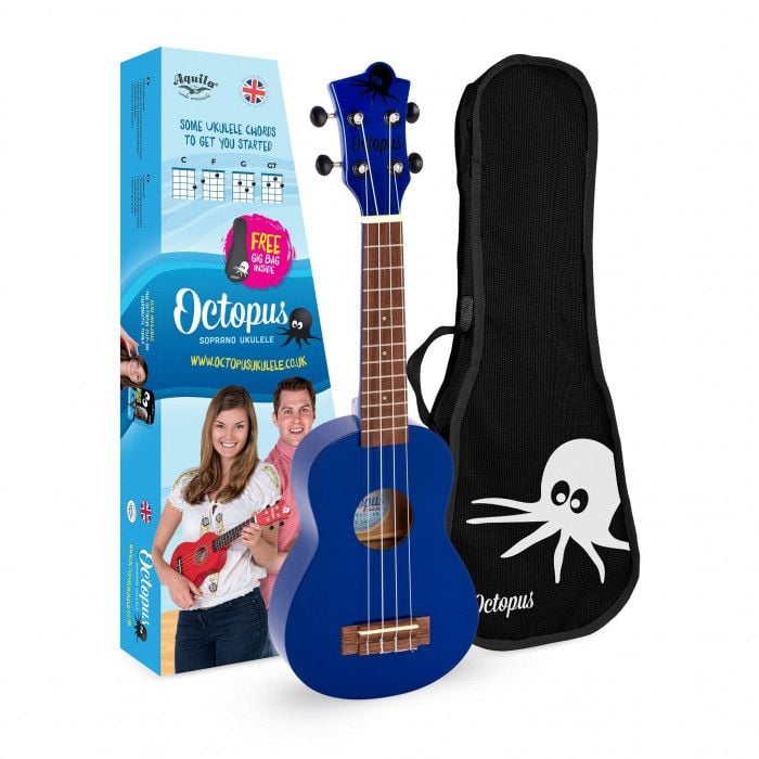 Octopus UK 205 DB Ukelele Soprano Azul Marino UK205 DB