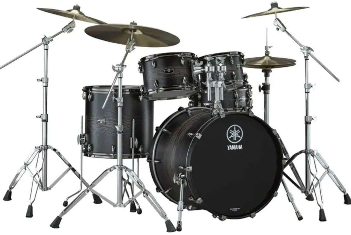 Yamaha JLHOFUSIONUCS Live Custom Hybrid Charcoal Sunburst Set de Cascos de Batería FUSION SET