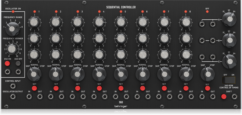 Behringer 960 SEQUENTIAL CONTROLLER Modulo Sintetizador Eurorack 55 960 SEQUENTIAL CONTROLLER