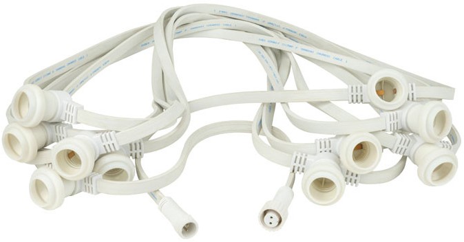 Showtec Lámpara Blanca Colgante E27 50 m x 100 cm E27 50-m x 100-cm Blanca