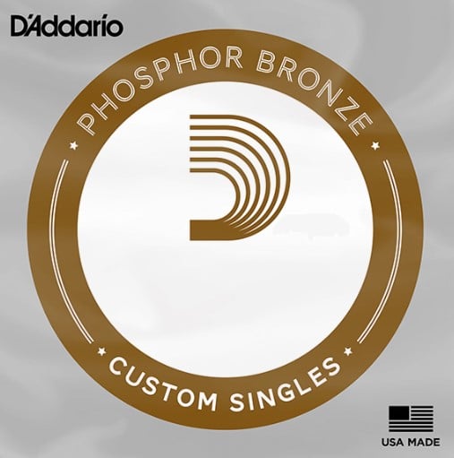 D´addario PB062 Cuerda Suelta para Guitarra de Bronce Fosforado .062 PB062
