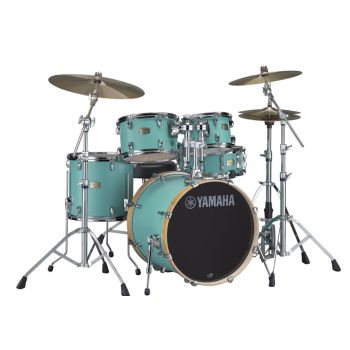 Yamaha stage custom birch matte surf green sbp2f5 + hw780