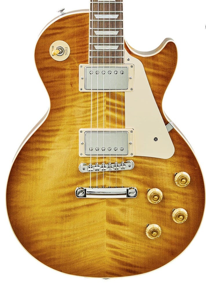 Gibson Les Paul Standard 50s Figured Top Dirty Lemon Burst Guitarra Eléctrica Les Paul Standard 50s Figured Top Dirty Lemon Burs