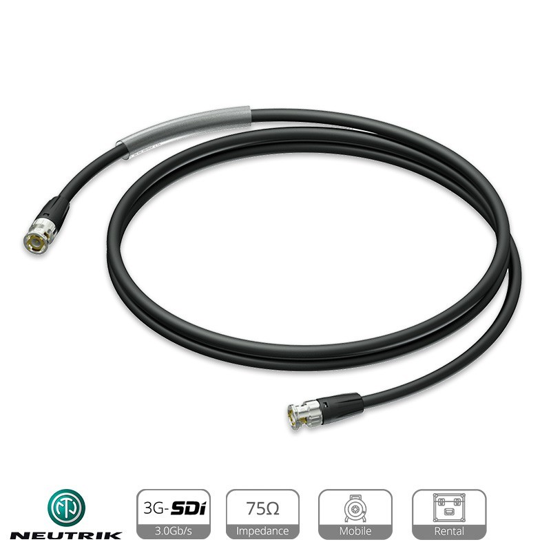 PROCAB Cable 3G-SDI HighFlex BNC MACHO - BNC MACHO DE 10 metros Cable 3G-SDI HighFlex BNC MACHO - BNC MACHO DE 10