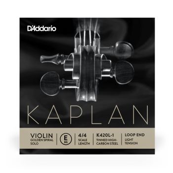 D´addario kap gss violin e lp 10bk lgt