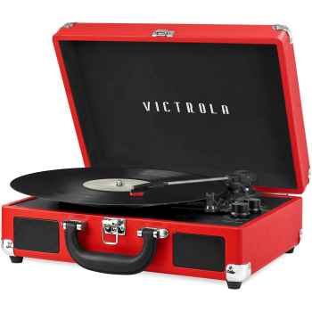 Victrola journey rojo giradiscos portátil
