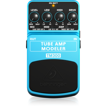 Behringer tm300 pedal guitarra tube amp modeler