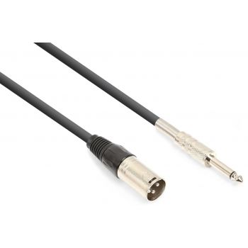 Vonyx cable xlr macho a jack 6.3 mono 1.5 metros 177730