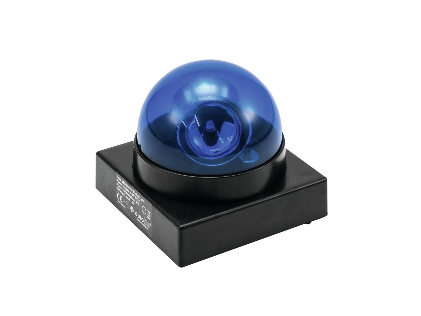 Eurolite Led Buzzer Police Light Blue Sirena Led Buzzer Police Light Blue