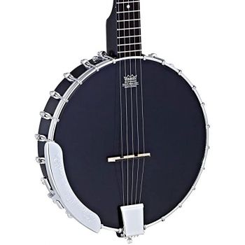 Ortega obj250-sbk banjo black satin