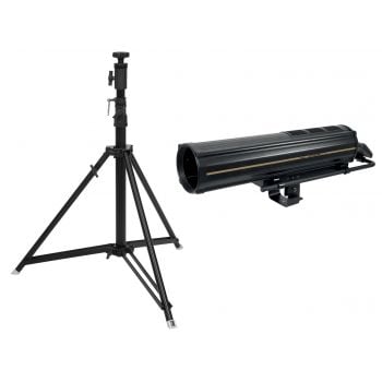 Eurolite set foco led sl-600 dmx + soporte stv-250