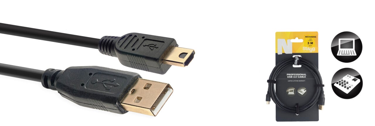 Stagg Cable Usb 2.0 Serie N, 3m NCC3UAUNA