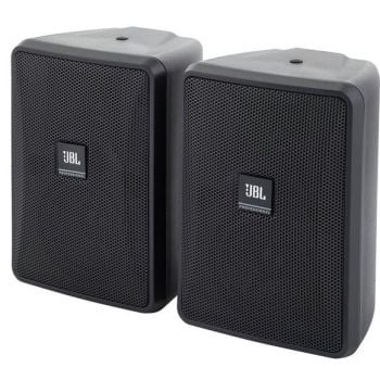 Jbl control 23-1l negro altavoz compacto de rango completo pareja