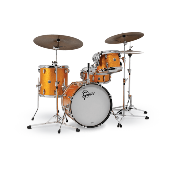 Gretsch drums gb-e403-022 set usa brooklyn bombo 20 pulgadas dorado brillante