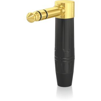 Behringer 4sgr-bk conector macho en ángulo recto trs de 1/4 profesional