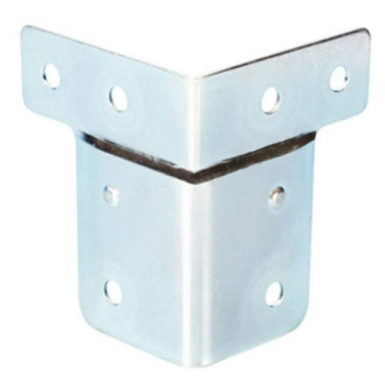 Adam hall hardware 40404 - escuadra 60 x 50 con paso perfil para cantonera de aluminio 6110