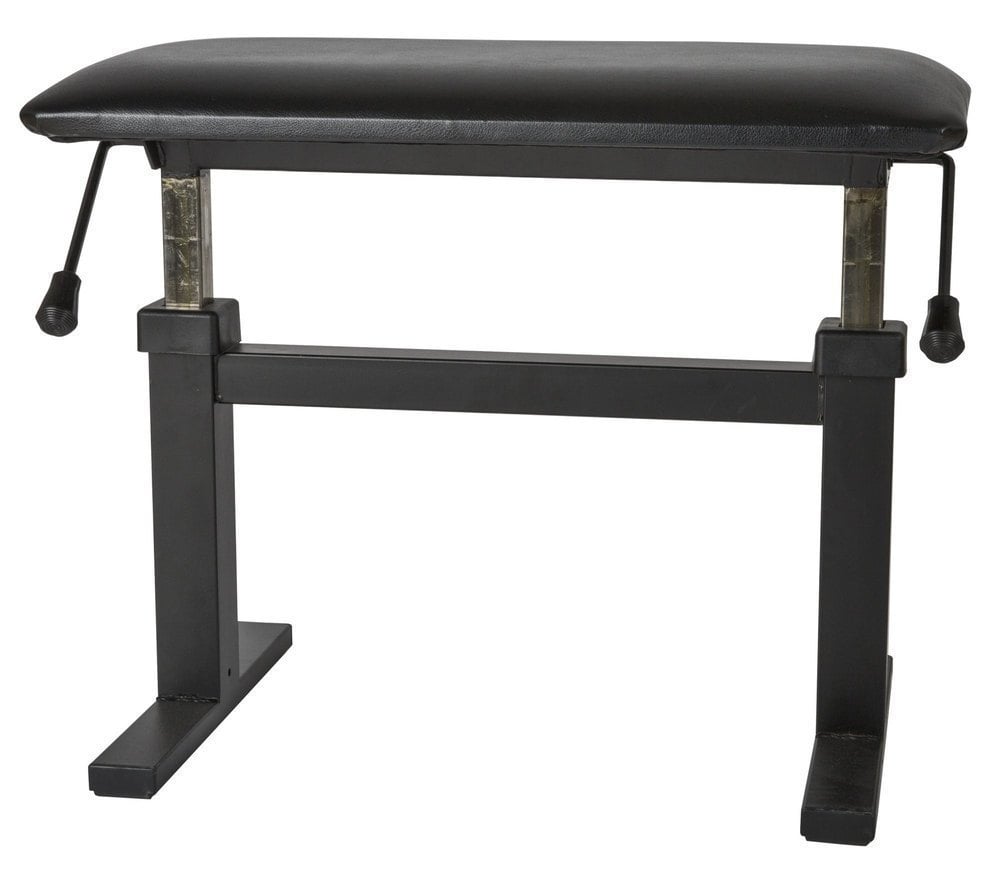 GEWA 130420 Banqueta de Piano Deluxe Auto Lift XL Asiento piel sintética negro 130420