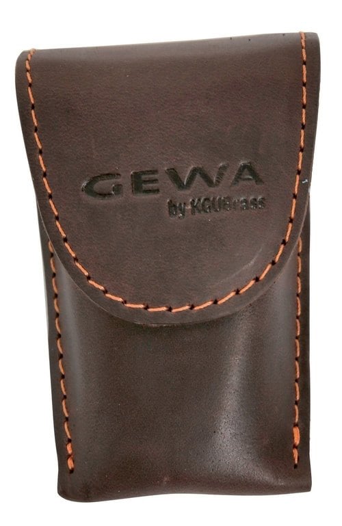 GEWA Funda para boquilla Trompa Crazy Horse Individual, negra 720035 Funda para boquilla Trompa Crazy Horse Individual,