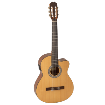 Admira alba 4/4 serie iniciación guitarra clásica electrificada con cutaway