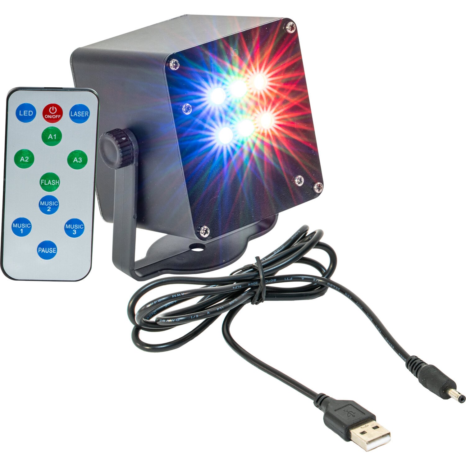 Ibiza Light TINY EFFECT LED RGB STROBE BATT Efecto Estrobo Miniatura TINY EFFECT LED RGB STROBE BATT