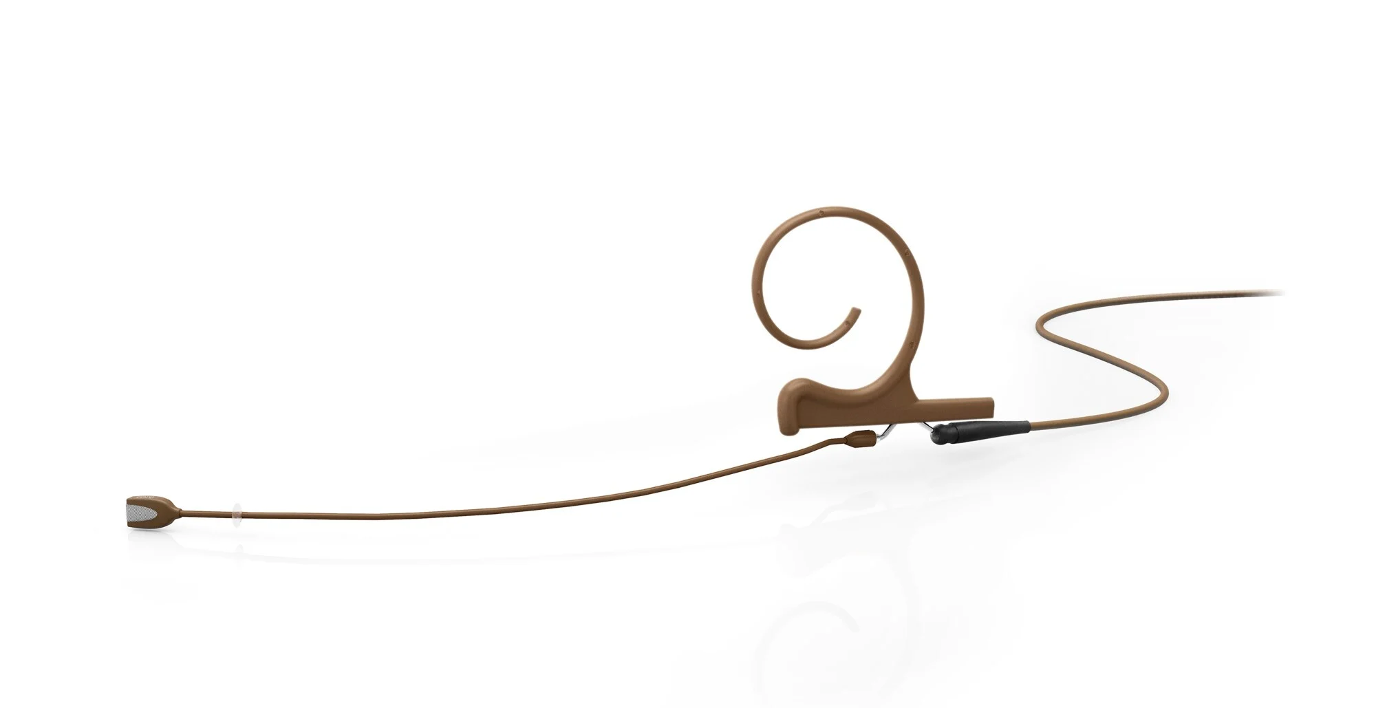DPA Micro CORE+ Cardio. Boom 110mm, flex 1 oreja. TA4F Mini-XLR. Marrón. 4188-DP-F-C10-LE