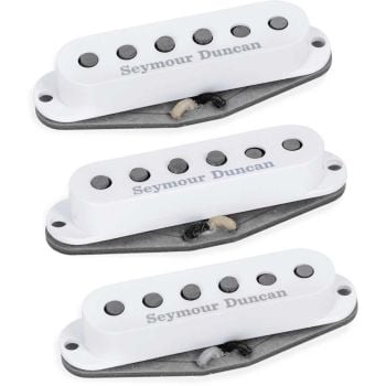 Seymour duncan set psychedelic strat white