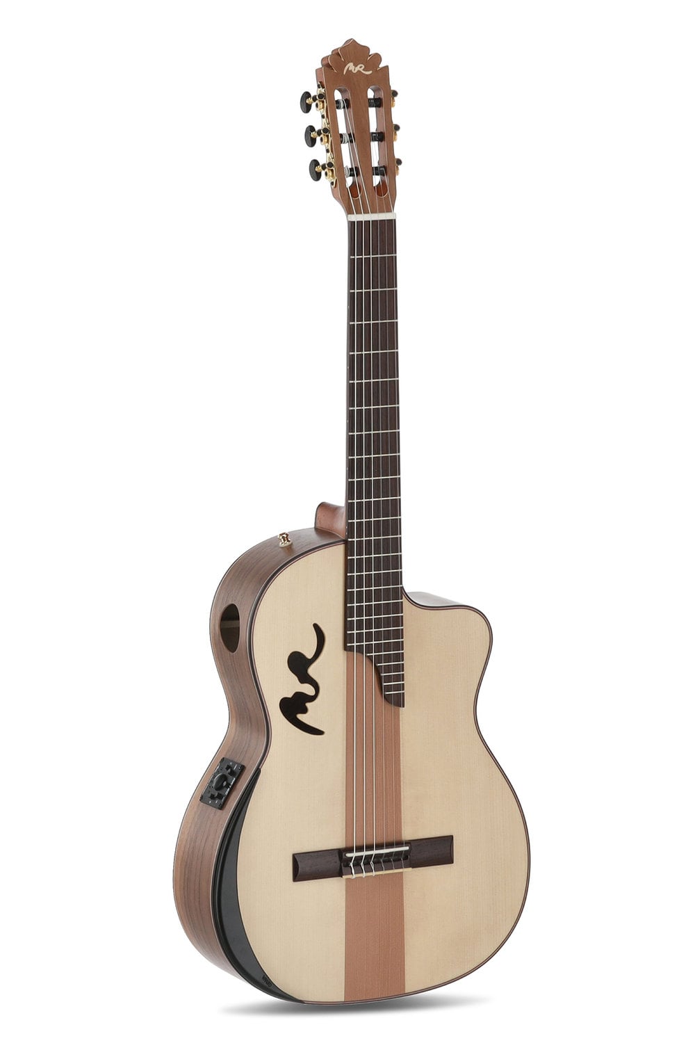 Manuel Rodriguez Electroacústica Café Cortado Cutaway Curly Walnut - nogal ondulado sa Electroacústica Café Cortado Cutaway Curly Walnut