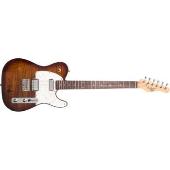 Michael kelly mk55htepro hybrid 55 guitarra híbrida eléctrica/acústica tiger\'s e