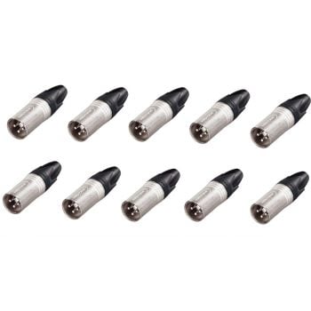 Neutrik nc3 mxx conector aéreo xlr macho 10 unidades