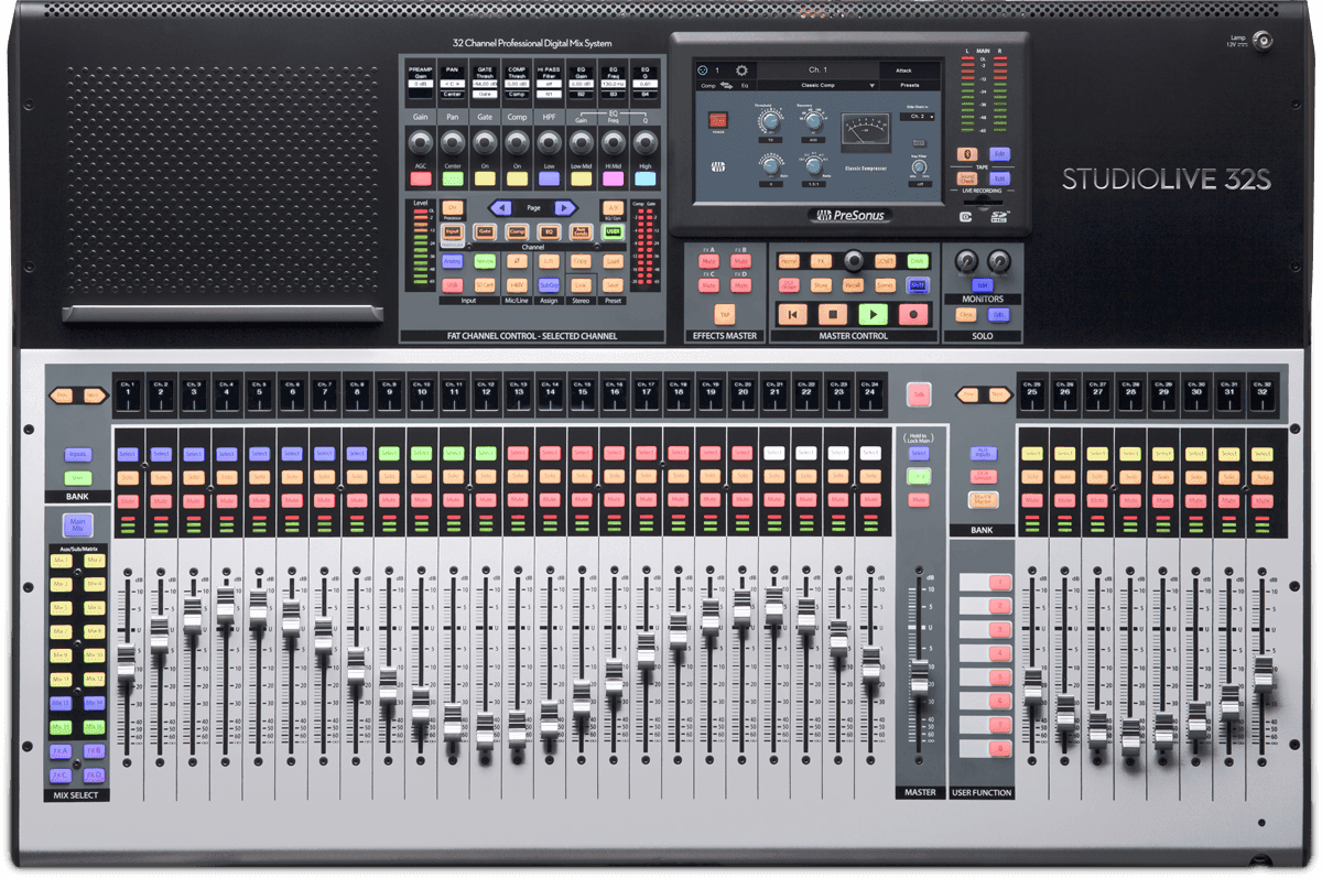 Presonus StudioLive 32S III Mezclador Digital con interfaz de grabación USB Studiolive 32S
