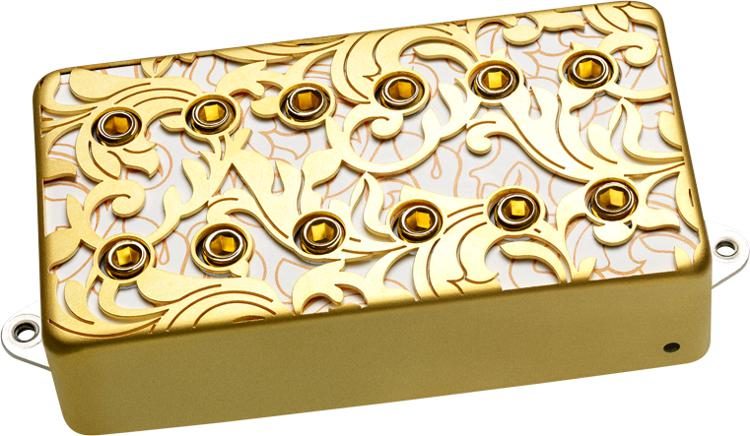 DiMarzio DP289FSGW Utopia Pastilla para Guitarra Eléctrica F-Spaced Gold/White DP289FSGW