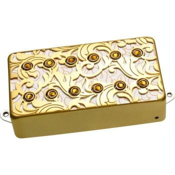 Dimarzio dp289fsgw utopia pastilla para guitarra eléctrica f-spaced gold/white