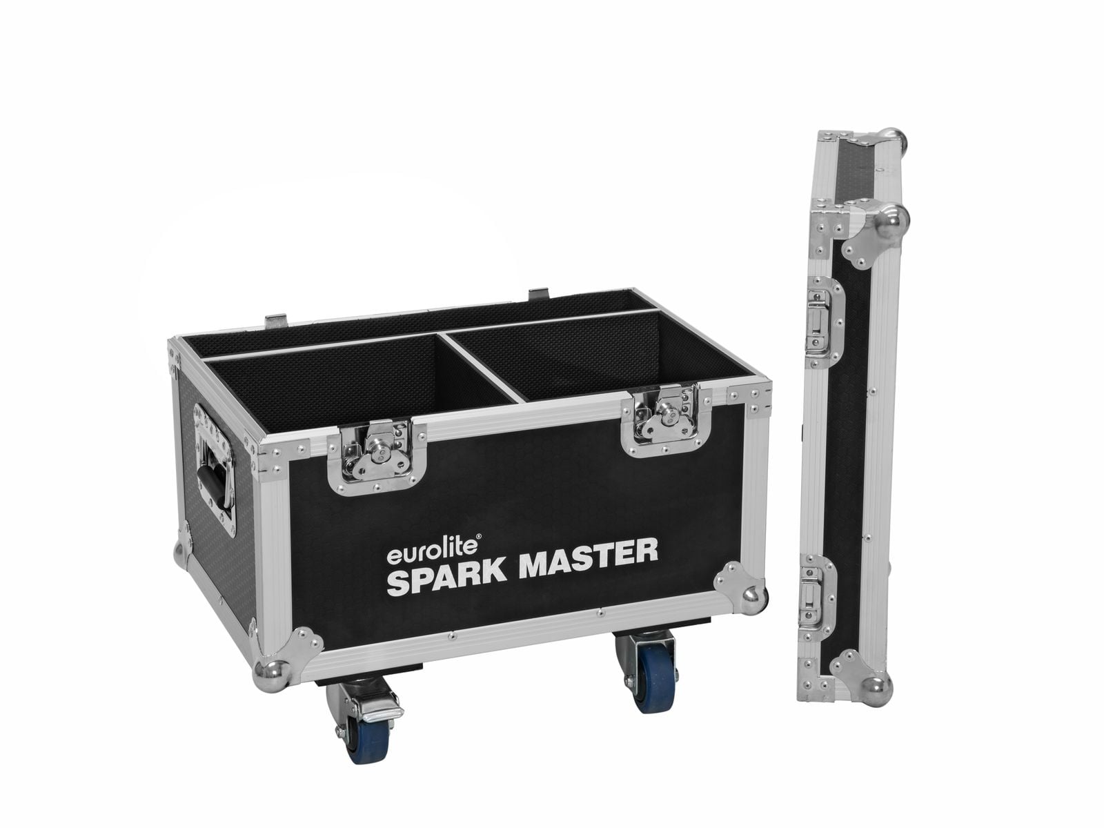 Roadinger 2x Spark Master Flightcase Con Ruedas Flightcase 2x Spark Master