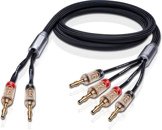 Oehlbach XXL Fusion Four 2x2m Banana Cable Altavoz XXL Fusion Four 2x2m Banana