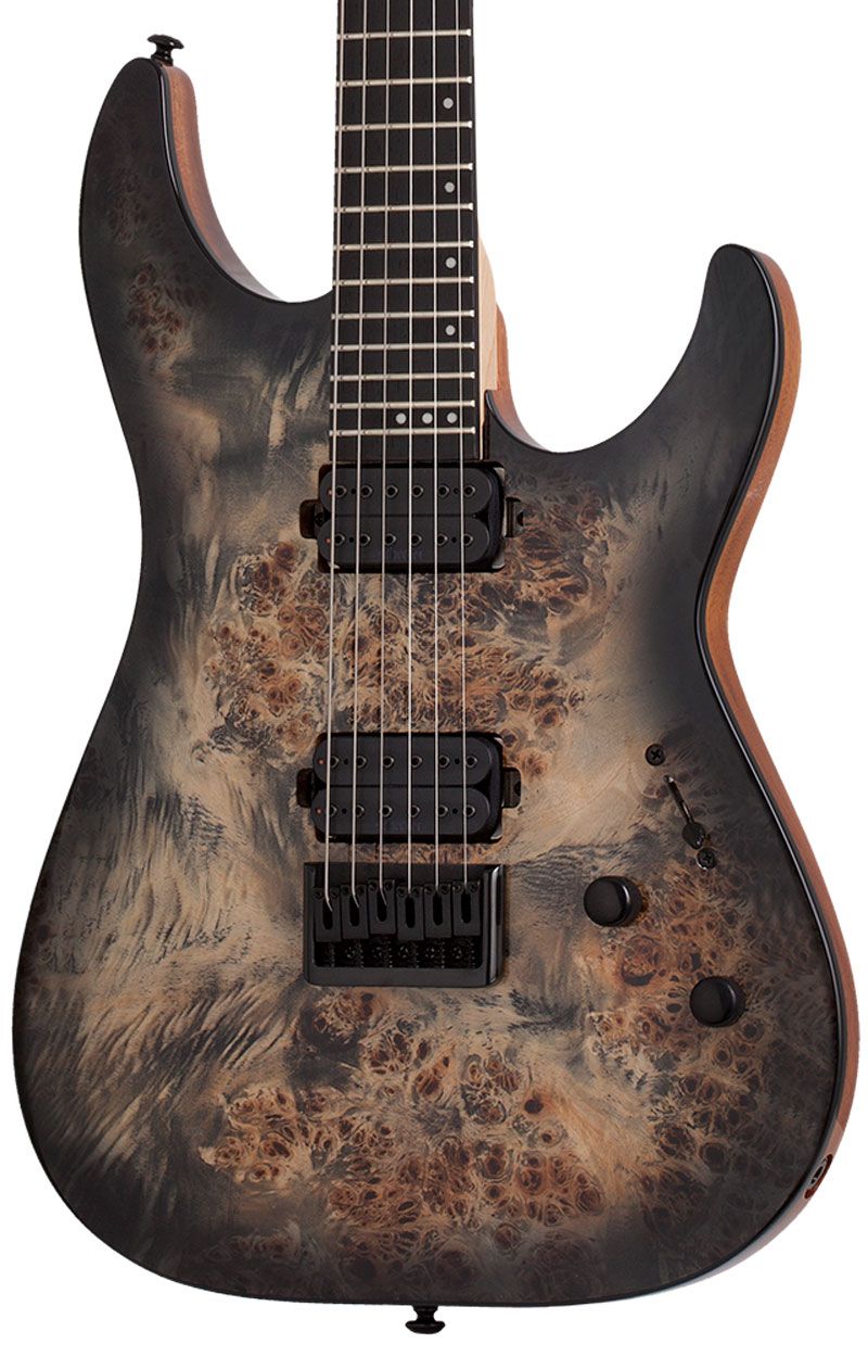Schecter C-6 PRO Charcoal Burst. Guitarra Eléctrica C-6-PRO CB