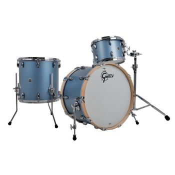 Gretsch drums gr808139 set usa brooklyn bombo 22 pulgadas satin ice blue metallic