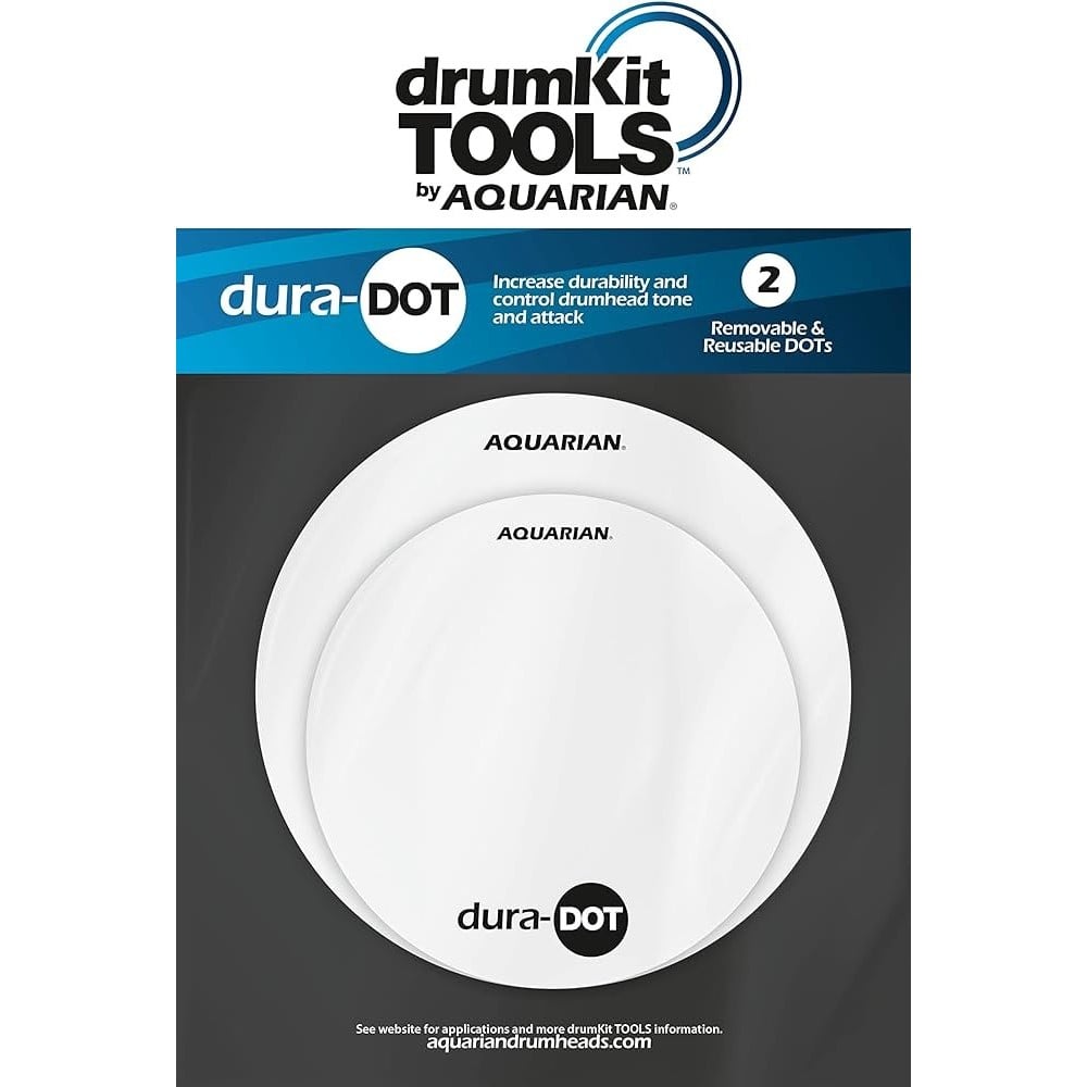 Aquarian Drumheads DURA DOT SET DO2 Set de Apagadores DURA DOT SET DO2