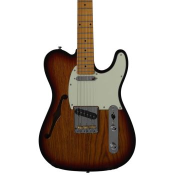 Larry carlton by sire t7tv 3tone sunburst guitarra eléctrica