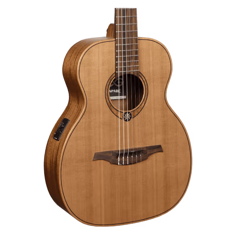 Lag glaescapade-n-rce guitarra acústica escapade nylon a/e- natural