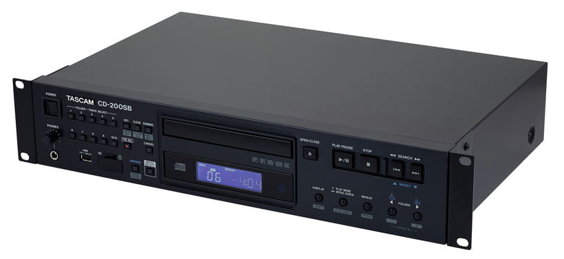 Tascam CD-200SB Lector CD, MP3 , WAV SD Y USB CD 200 SB