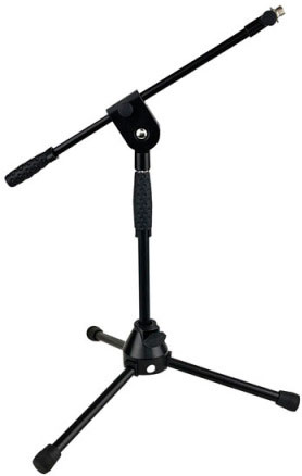 DAP Audio Soporte de microfono bajo con patas de goma ergonomicas Soporte de con patas de goma ergono