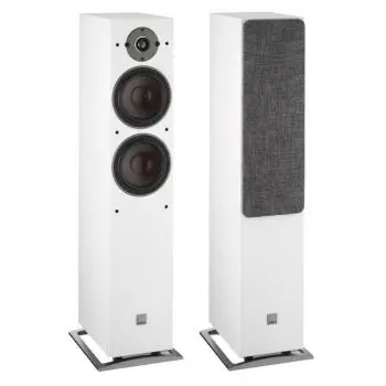 Dali oberon 7 c white altavoces activos suelo hifi inalambricos pareja blancos